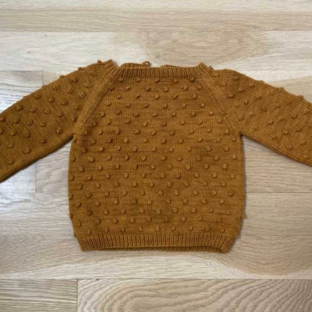 Misha & Puff child cotton popcorn sweater
